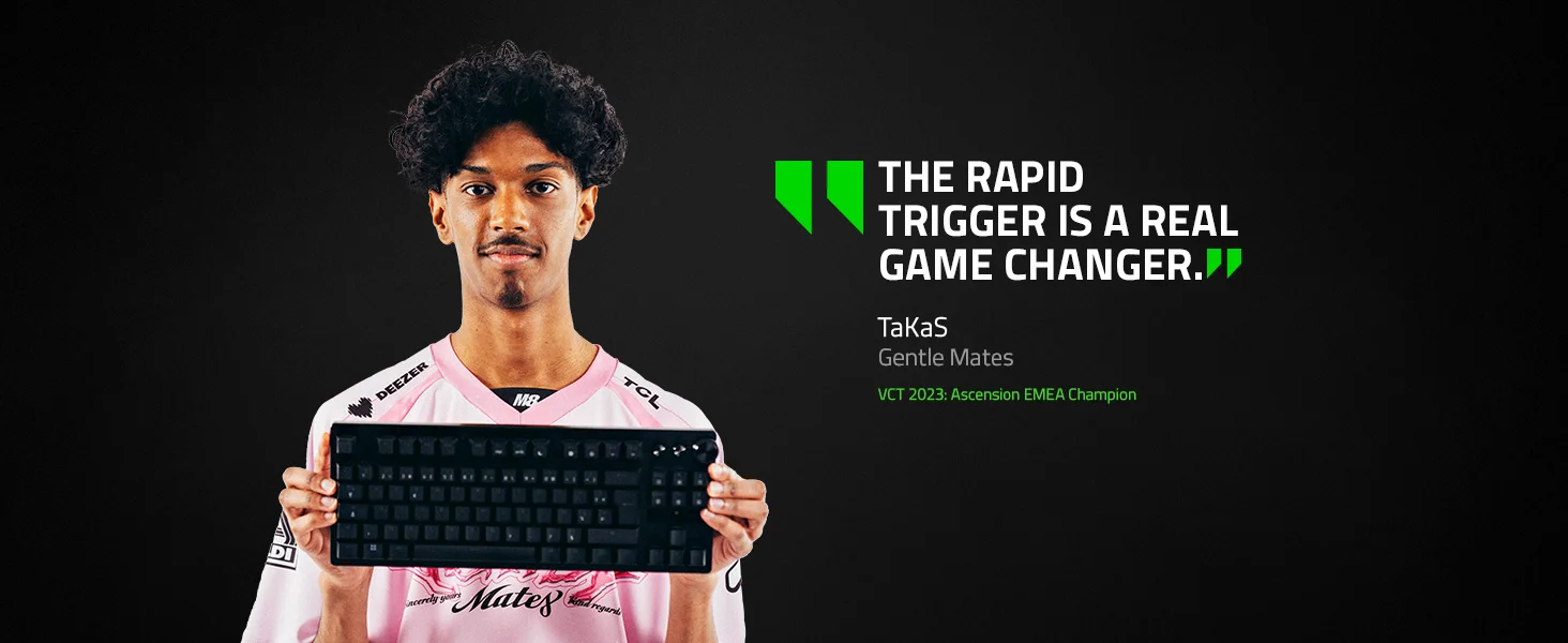 كيبورد ألعاب Razer Huntsman V3 Pro TKL بمفاتيح بصرية تناظرية - أبيض - Thumbnail 25