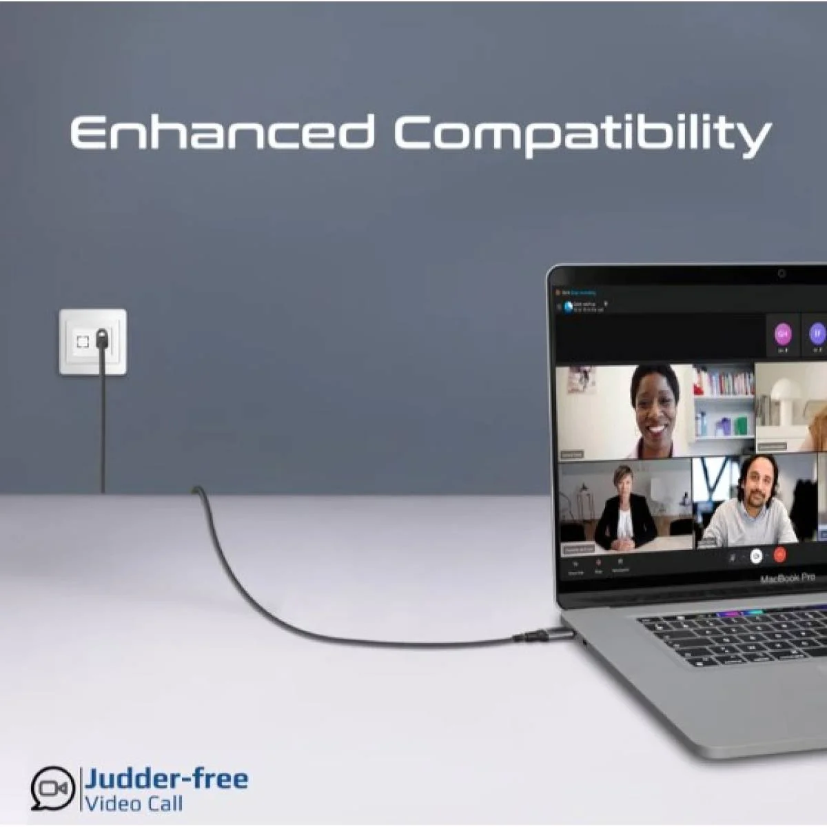 كابل محول إيثرنت Promate CLink-RJ45 إلى USB-C بطول 5 متر بسرعة 1000Mbps - Image 5