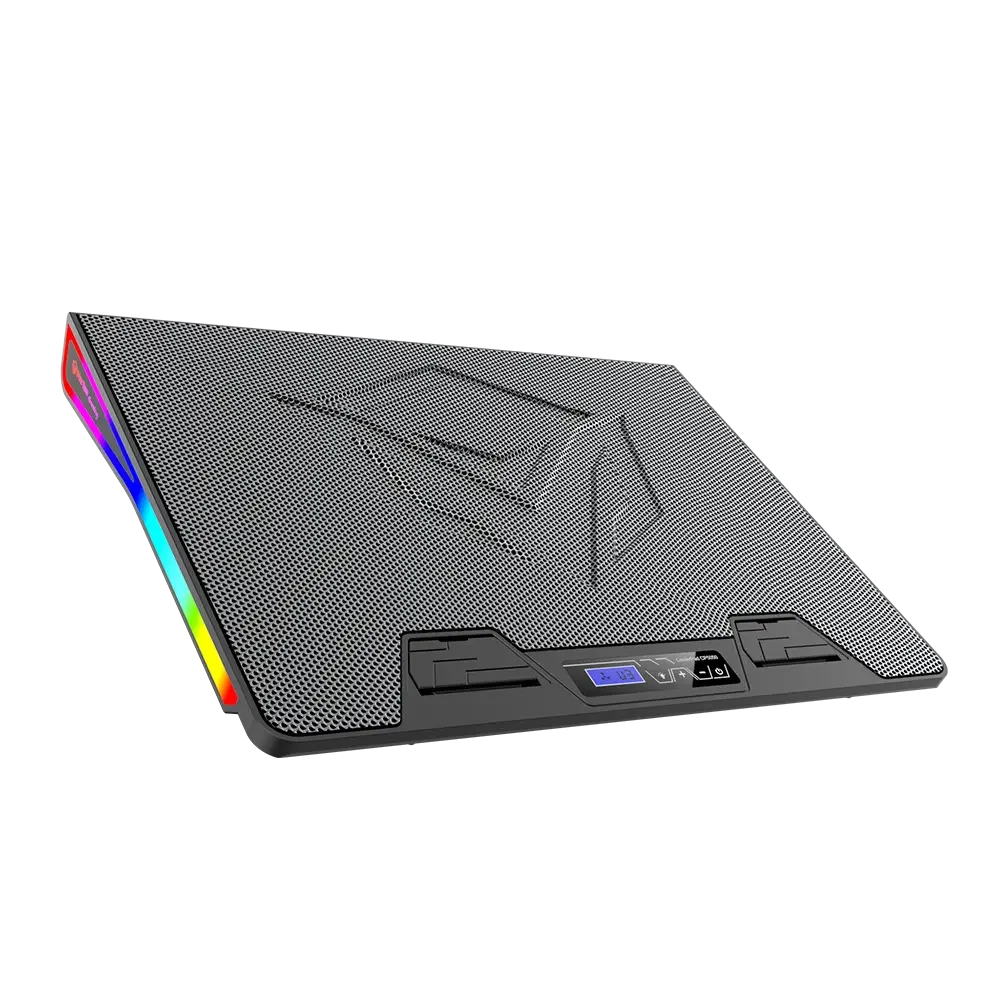 قاعده تبريد عاب Meetion CP5050 لاجهزه لابتوب 9-19 انش مع اضاءه RGB
