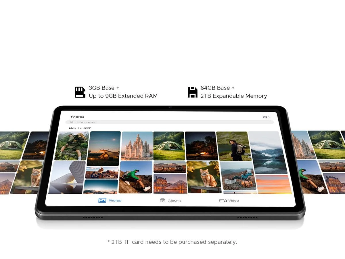 DOOGEE Tab A9 VIB Edition 2025 10.1-Inch WiFi Tablet, 64GB, 4GB + 9GB Shared Memory, Blue Bundle - Image 19