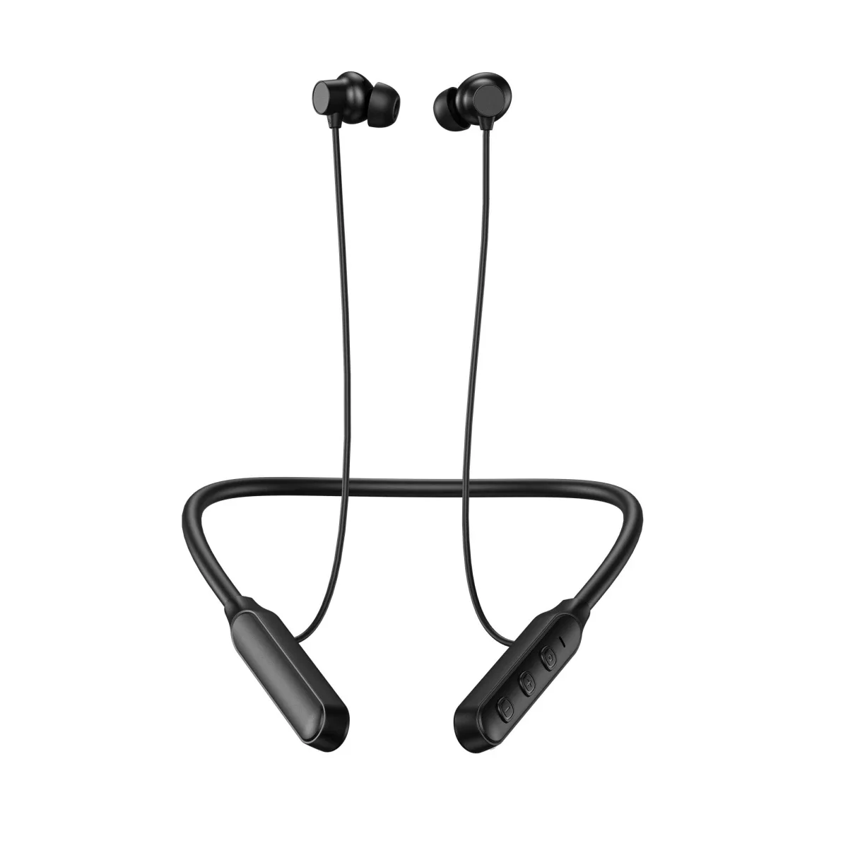 WIWU GB01 Flex Wireless Earphones, Bluetooth 4.2, Hi-Fi Clear Sound, Up to 30 Hours Battery - Black - Image 3
