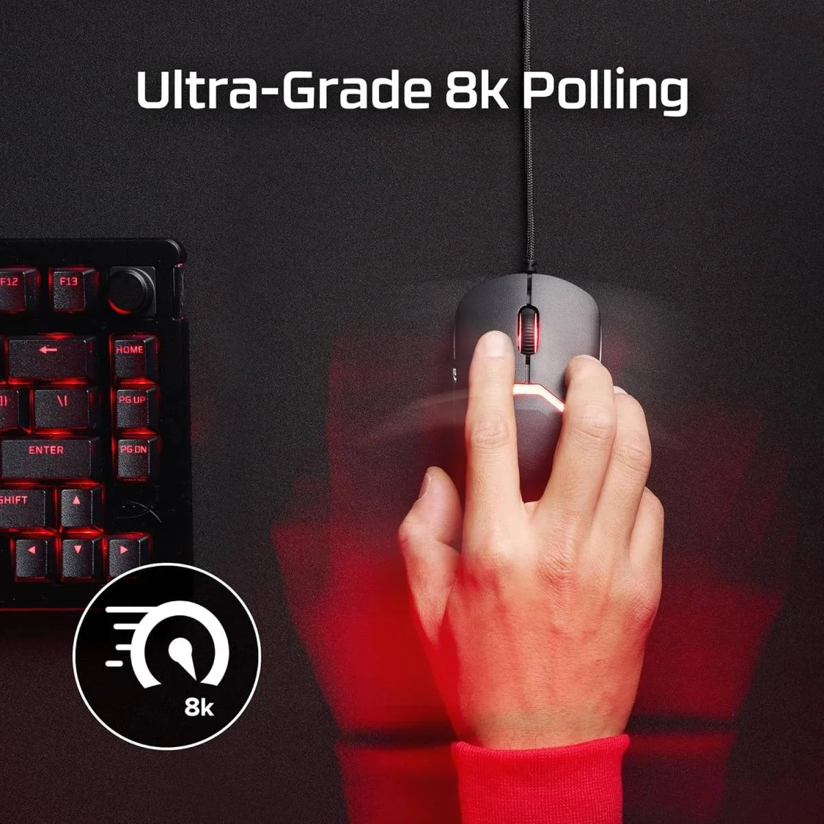 HyperX Pulsefire Saga Lightweight Gaming Mouse with 26K Sensor - Black - Image 10