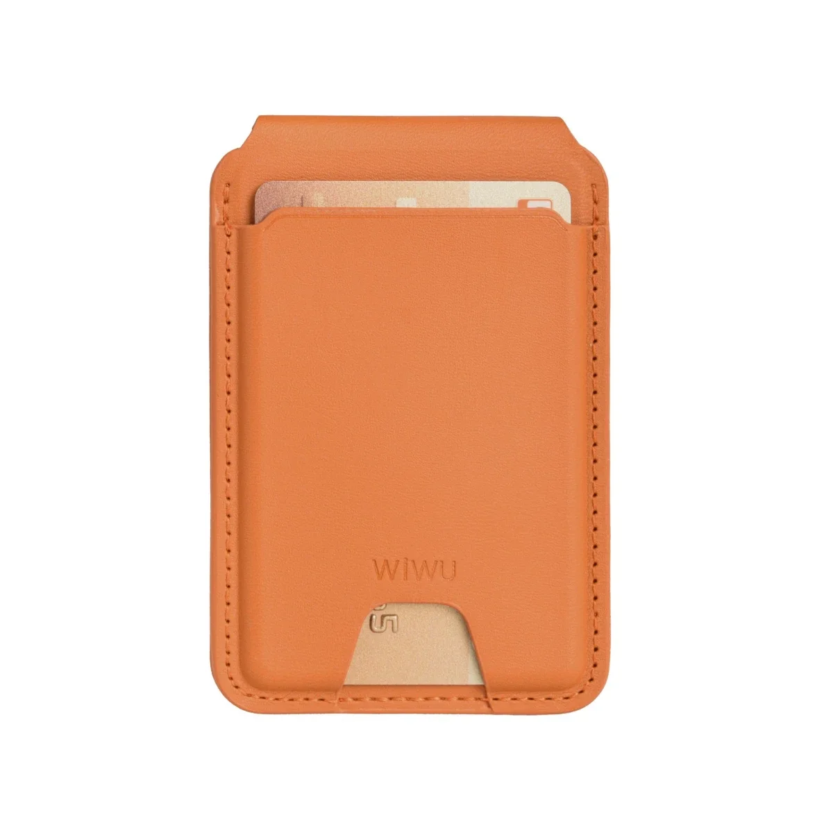 محفظة WIWU MW-005 Mag Wallet FM نحيفة ومغناطيسية مع Find My - بني - Image 5