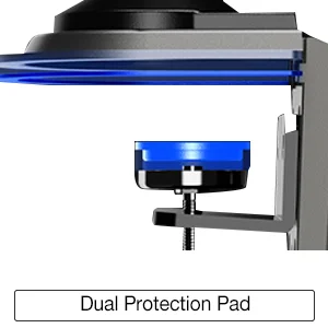 North Bayou H180 Dual Monitor Desk Mount Arm for 2 Screens up to 27-Inch, 9 kg Each, White - Thumbnail 11