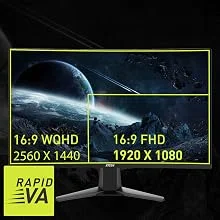 MSI MAG 27CQ6F 27-Inch Curved Rapid VA WQHD Gaming Monitor, 180Hz, 0.5ms, Black - Thumbnail 11