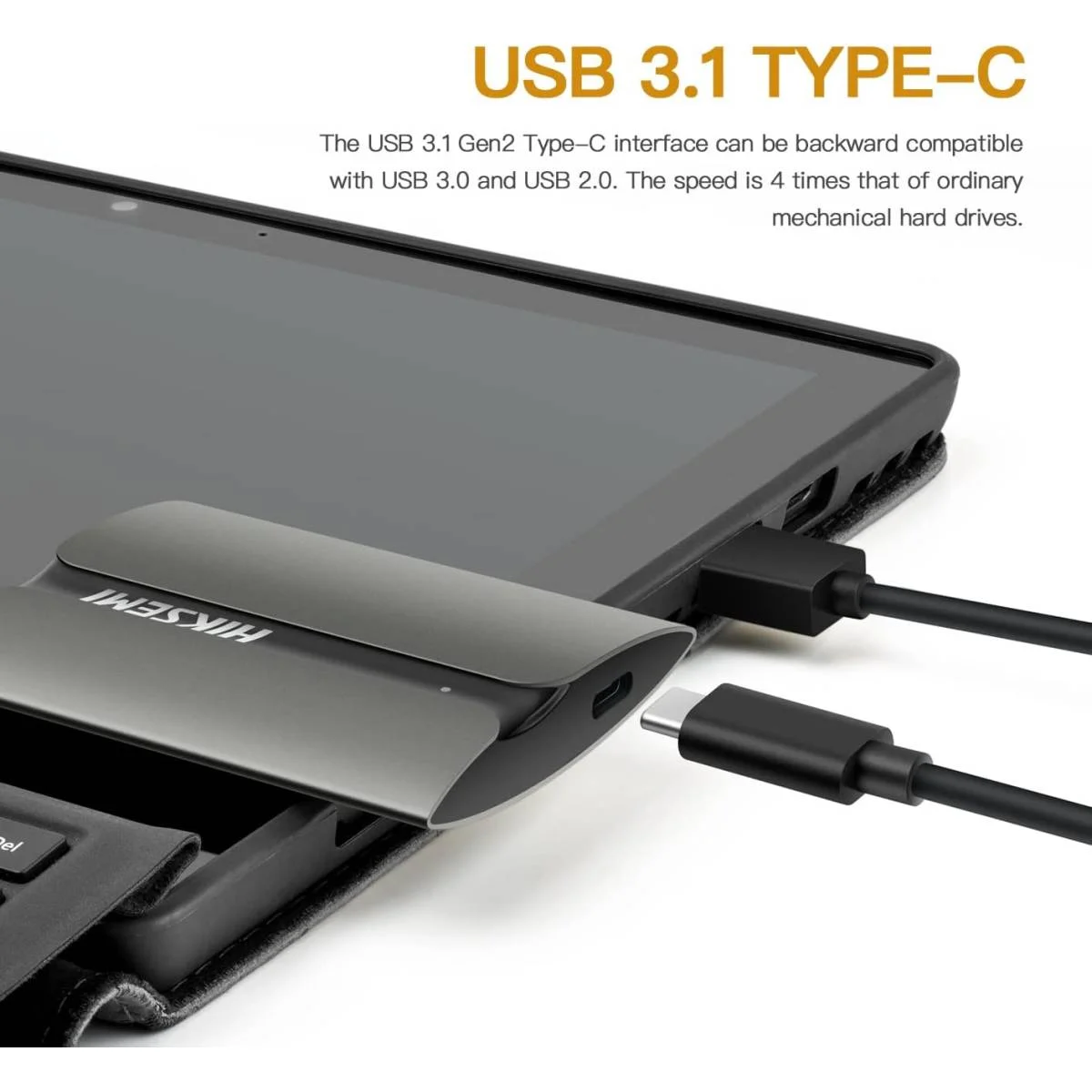 SSD محمول Hiksemi SHIELD بسعة 1TB وUSB 3.2 Type-C وسرعة 560MB/s - Thumbnail 3