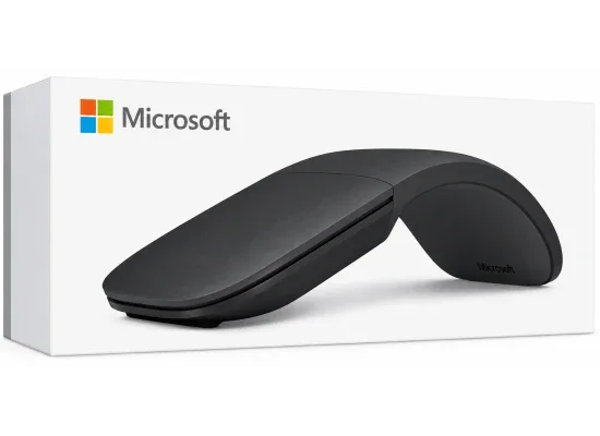ماوس Microsoft Surface Arc Mouse CZV-00101 لاسلكي بتقنية Bluetooth - أسود