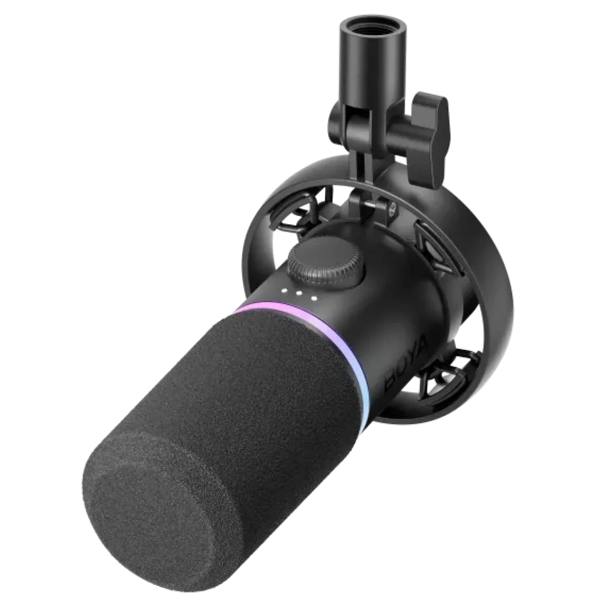 Boya CastMic S60 USB & XLR RGB Dynamic Microphone - Black