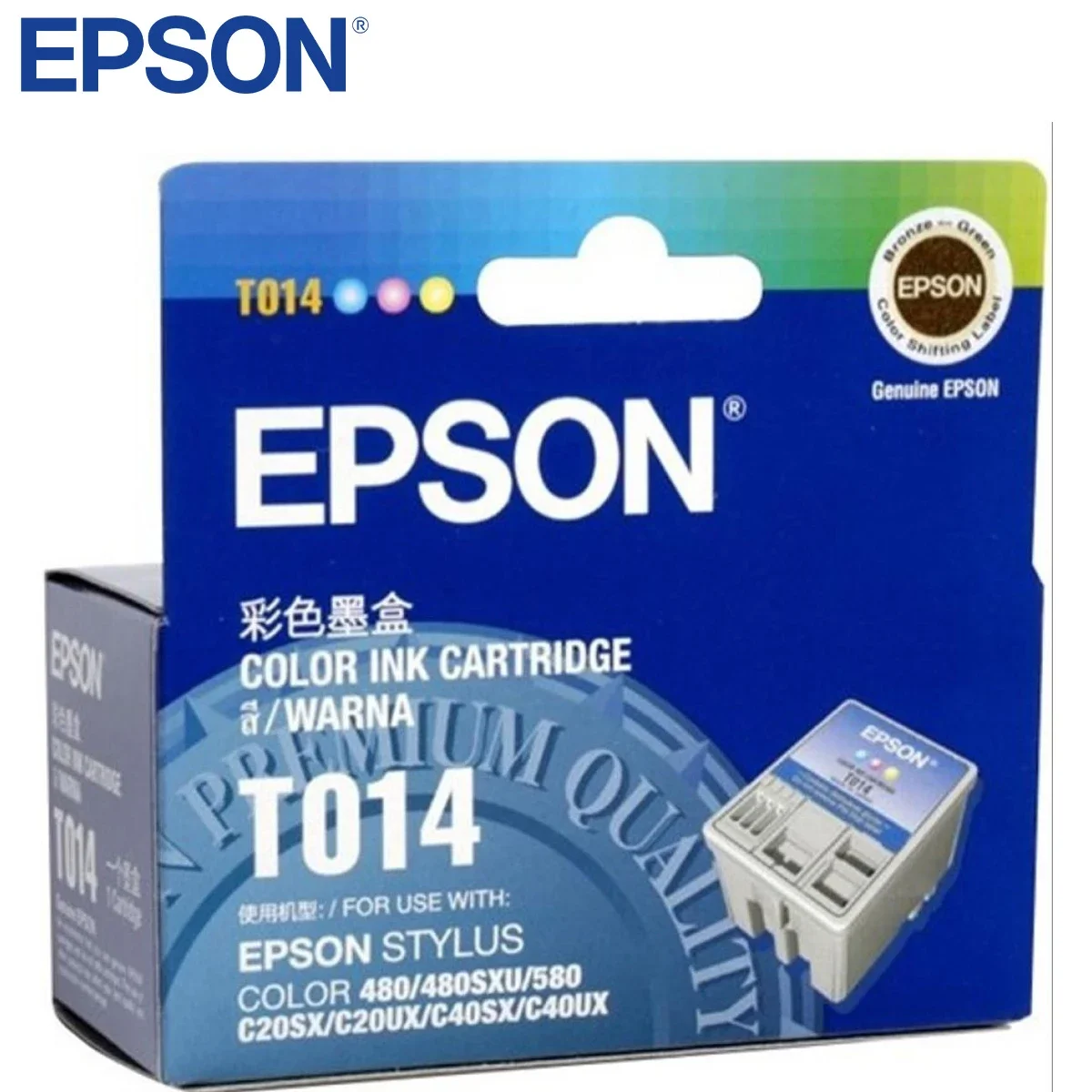 EPSON T014 Original Tri-Color Ink Cartridge