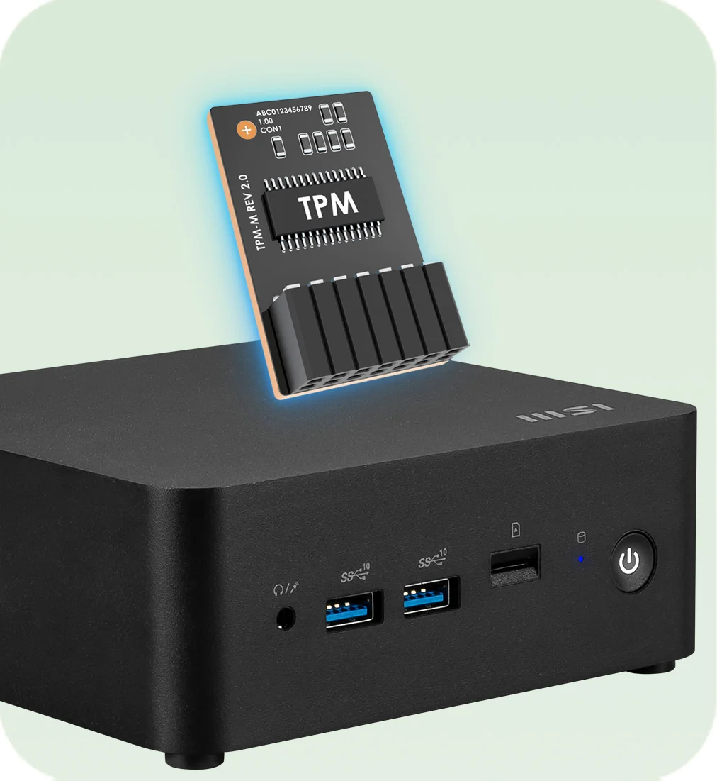 MSI Cubi NUC 1M (2024) Mini PC Barebone Intel Core 7 150U 0.8L - Image 14