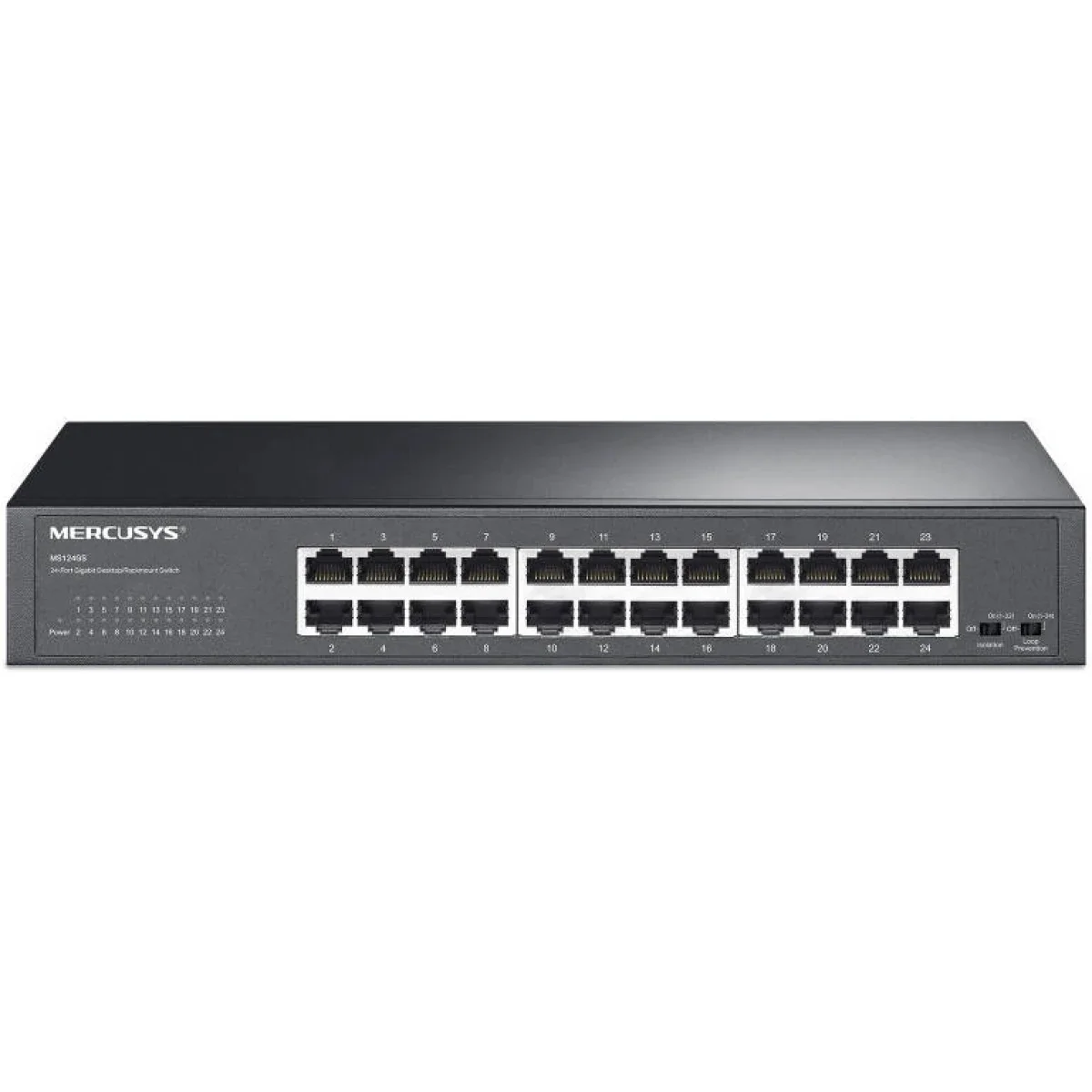 MERCUSYS MS124GS 24-Port Gigabit Desktop Rackmount Switch - Thumbnail 3