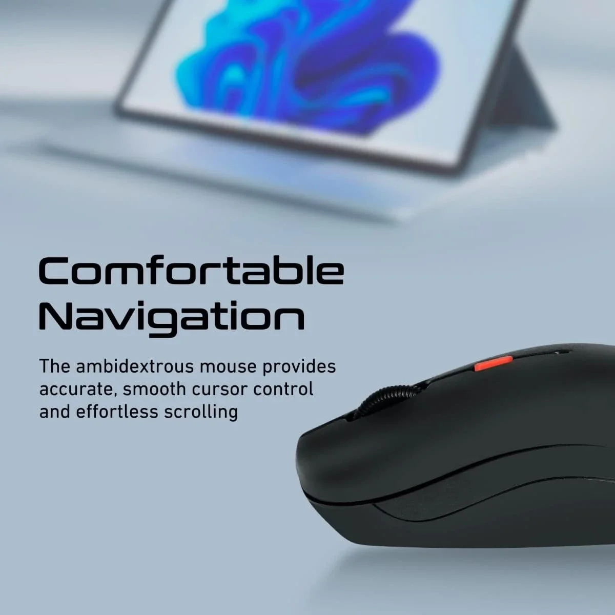 Promate ProCombo-12 Wireless Arabic/English Keyboard & Mouse Combo with Nano USB Receiver - Thumbnail 6