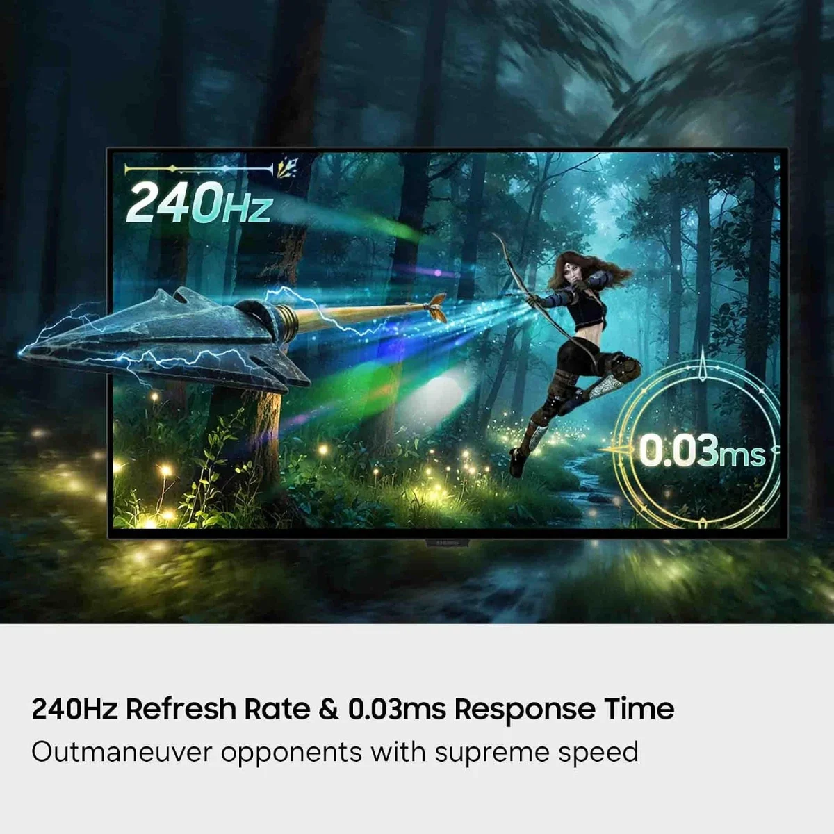 Samsung S27HG802SM Odyssey OLED G8 27-Inch 4K QD-OLED 240Hz Gaming Monitor - Silver - Image 6