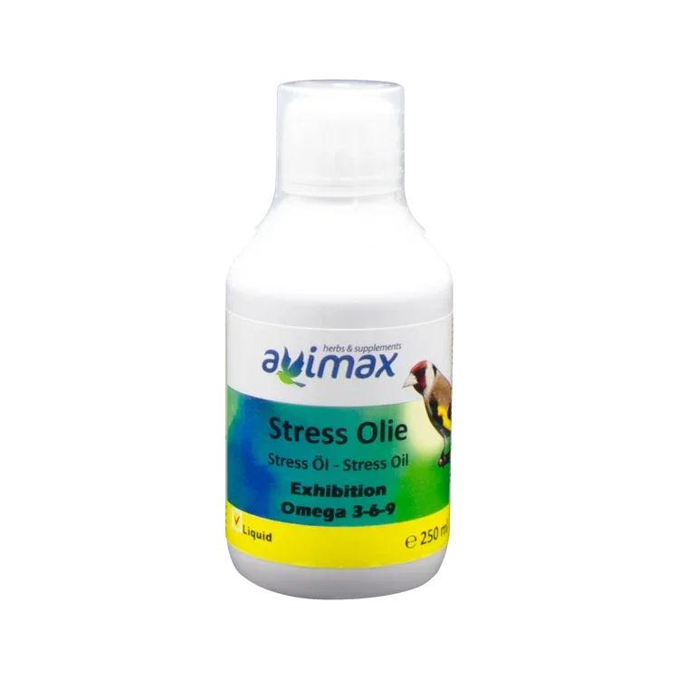 زيت AviMax Forte Stress Oil لدعم الطيور والحمام أثناء التوتر 250 مل