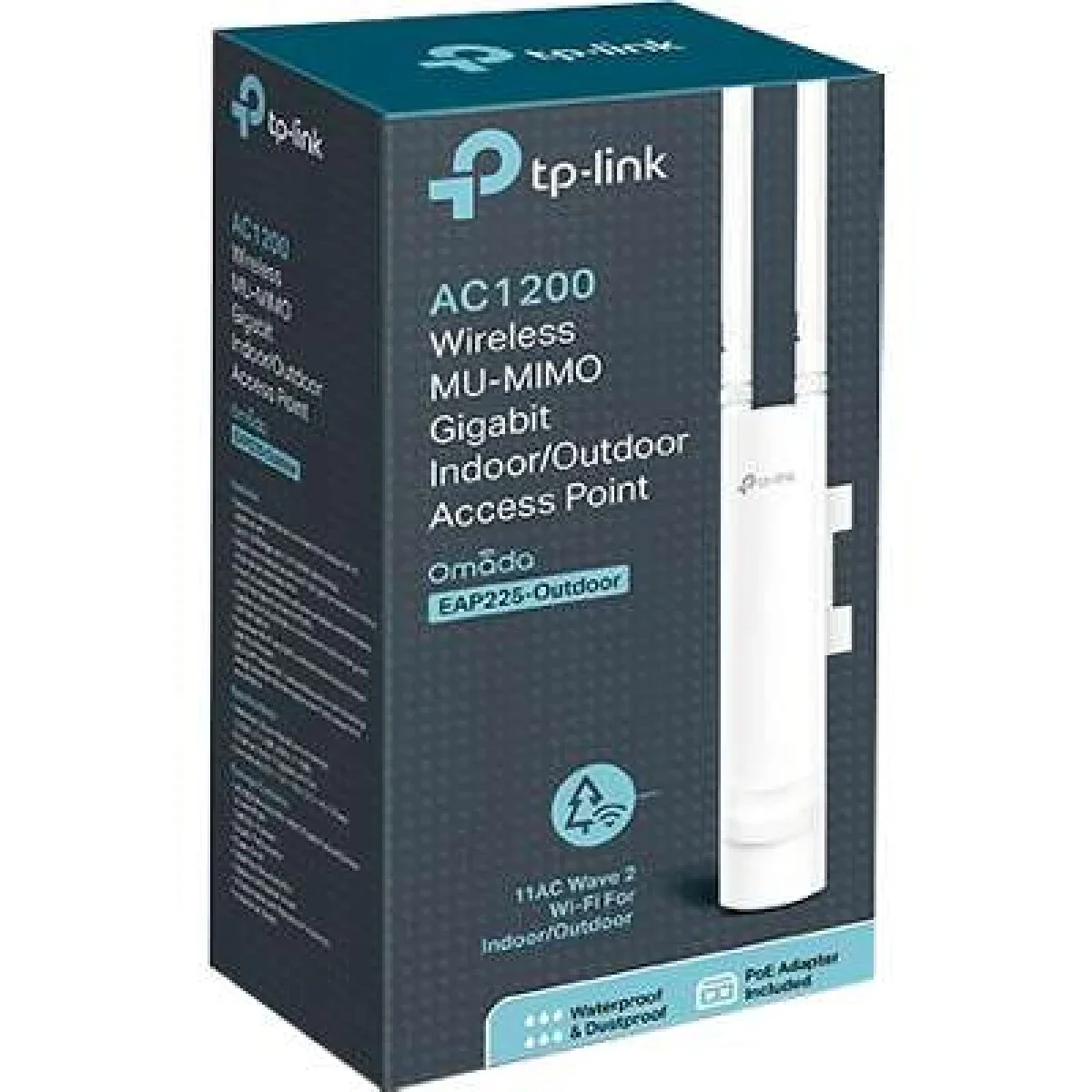 نقطة وصول خارجية لاسلكية TP-LINK EAP225-Outdoor Omada AC1200 جيجابت
