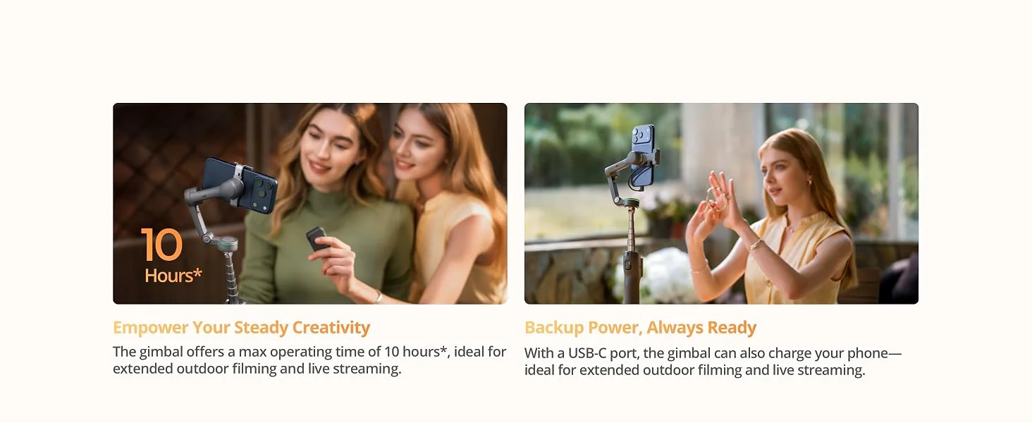 مثبت هاتف DJI Osmo Mobile 8P ثلاثي المحاور مع جهاز تحكم عن بُعد - Image 28