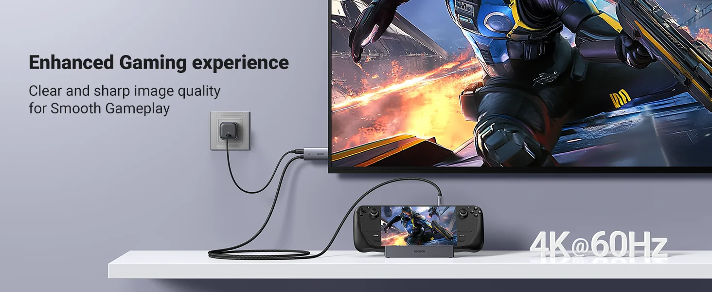 Ugreen USB-C to HDMI Cable with 100W PD Charging, 4K@60Hz, 2M - Image 15