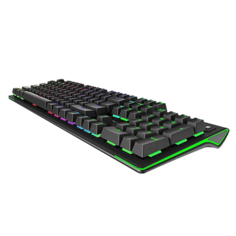 كيبورد GameMax KG801 ميكانيكي للألعاب بإضاءة RGB وسويتش أزرق - Image 5