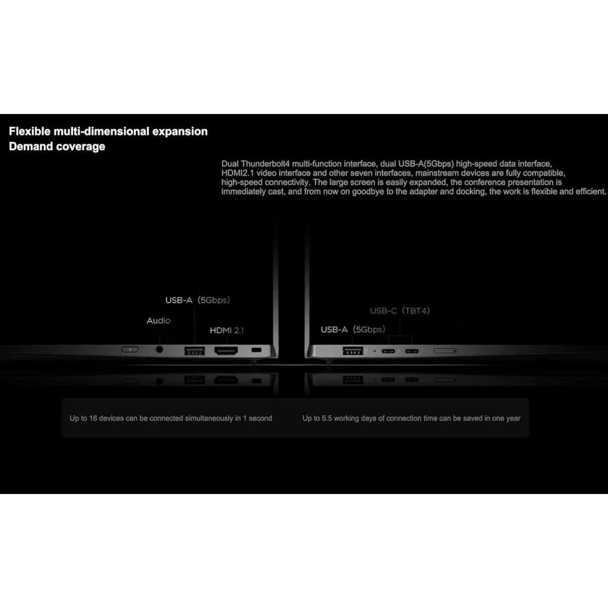 Lenovo ThinkPad X1 Carbon Gen 12 14-inch Touch Laptop, Intel Core Ultra 7 155U, 32GB RAM, 1TB SSD, Black - Image 4