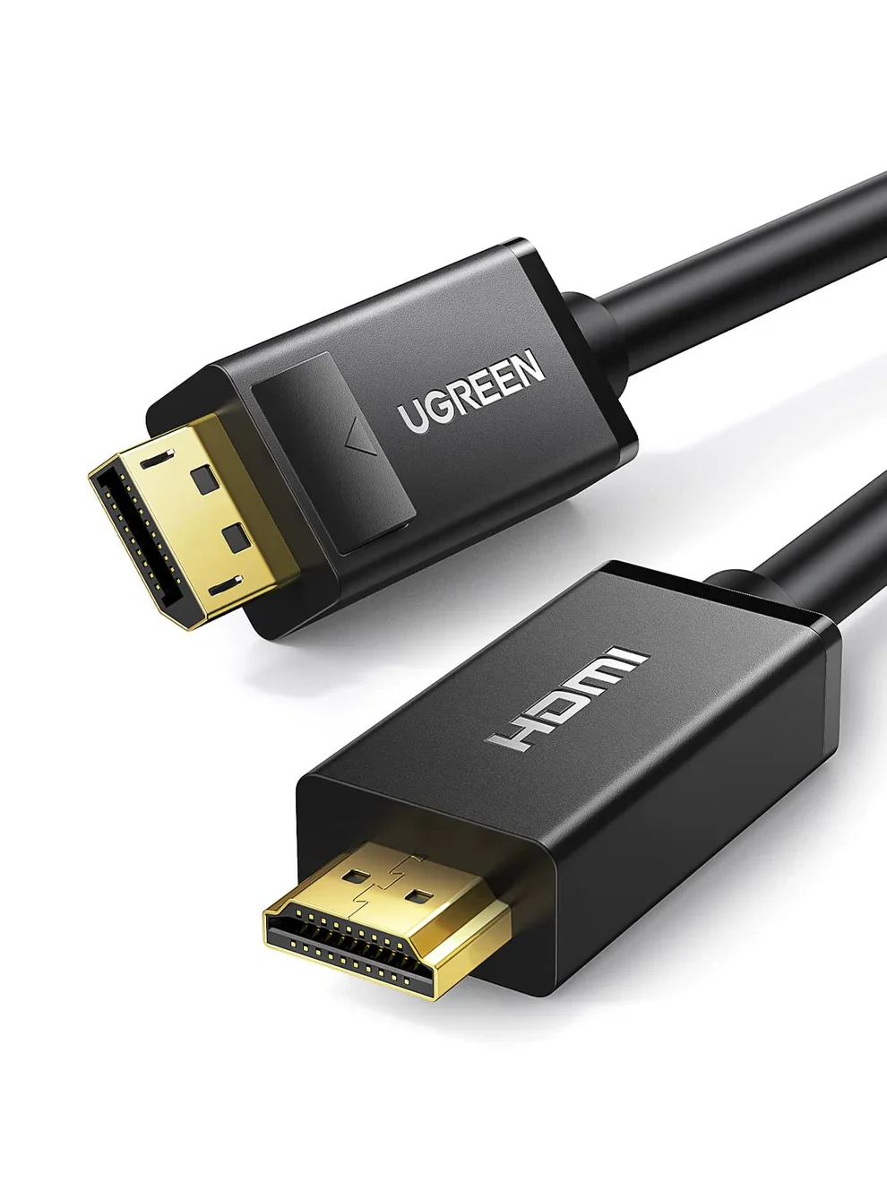 سلك Ugreen 10204 DisplayPort 1.2 إلى HDMI بدقة 4K 30Hz وFHD 120Hz بطول 5 متر - Thumbnail 4
