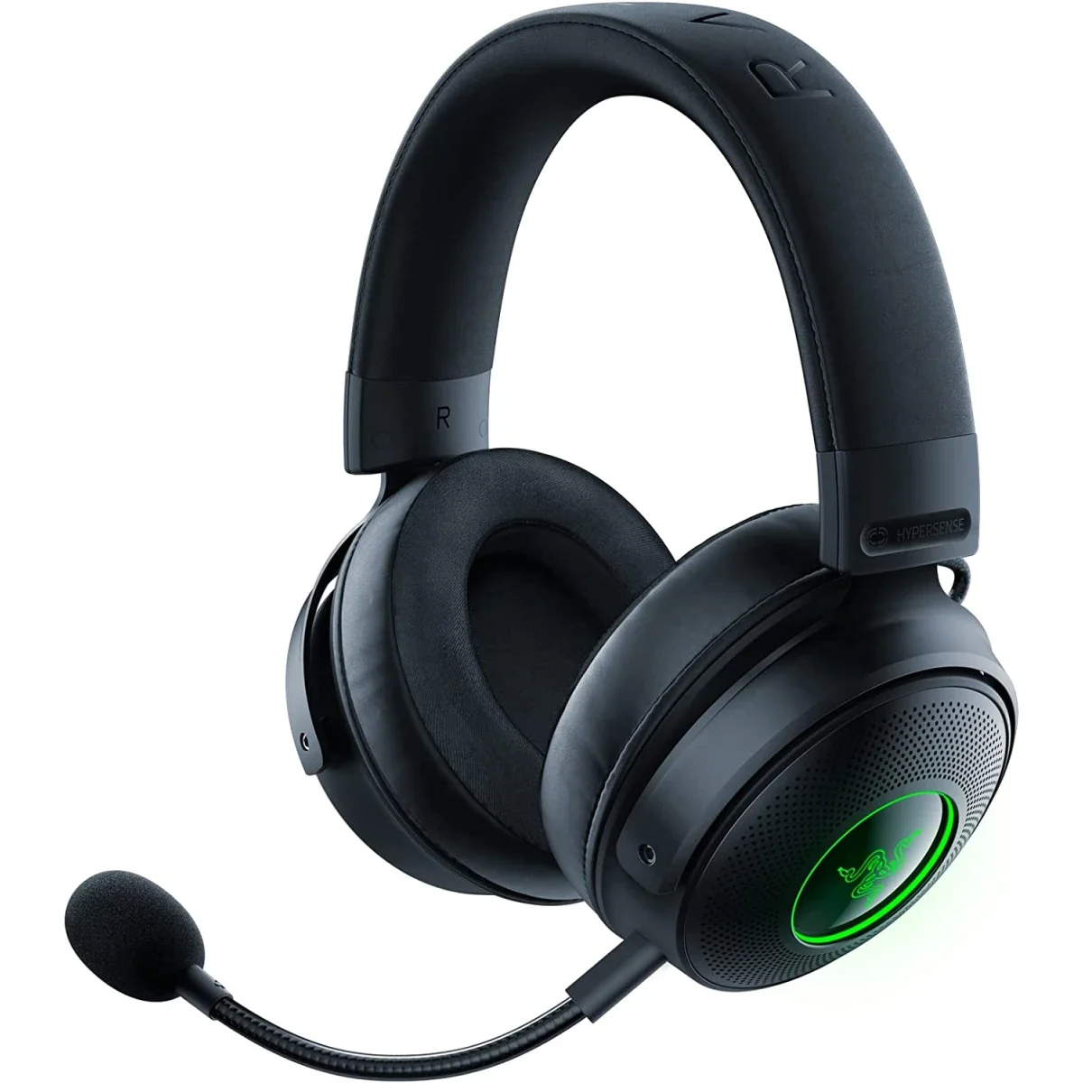 سماعة ألعاب Razer Kraken V3 Pro لاسلكية مع HyperSense وصوت THX 7.1 وإضاءة Chroma RGB - Thumbnail 2
