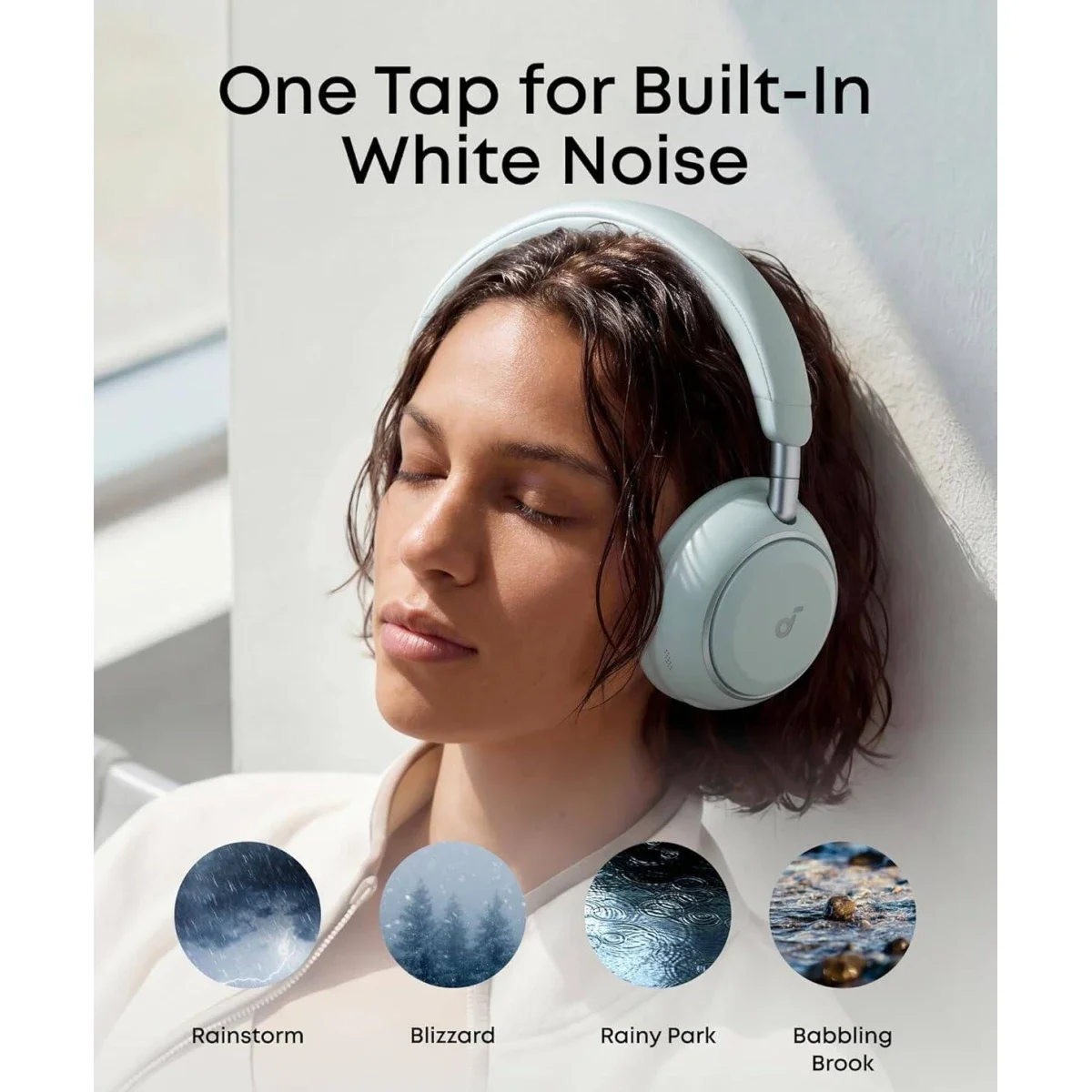 Anker Soundcore Space 2 ANC Headphones, 50H Playtime, Bluetooth 6.1, Green - Thumbnail 3