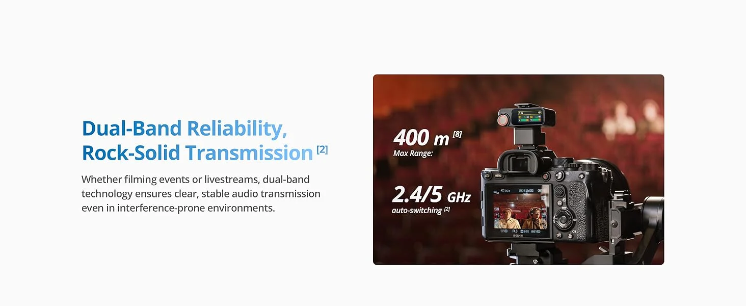 نظام ميكروفون لاسلكي DJI Mic 3 ‏(1 TX + 1 RX) بمدى نقل 400 متر - Thumbnail 16