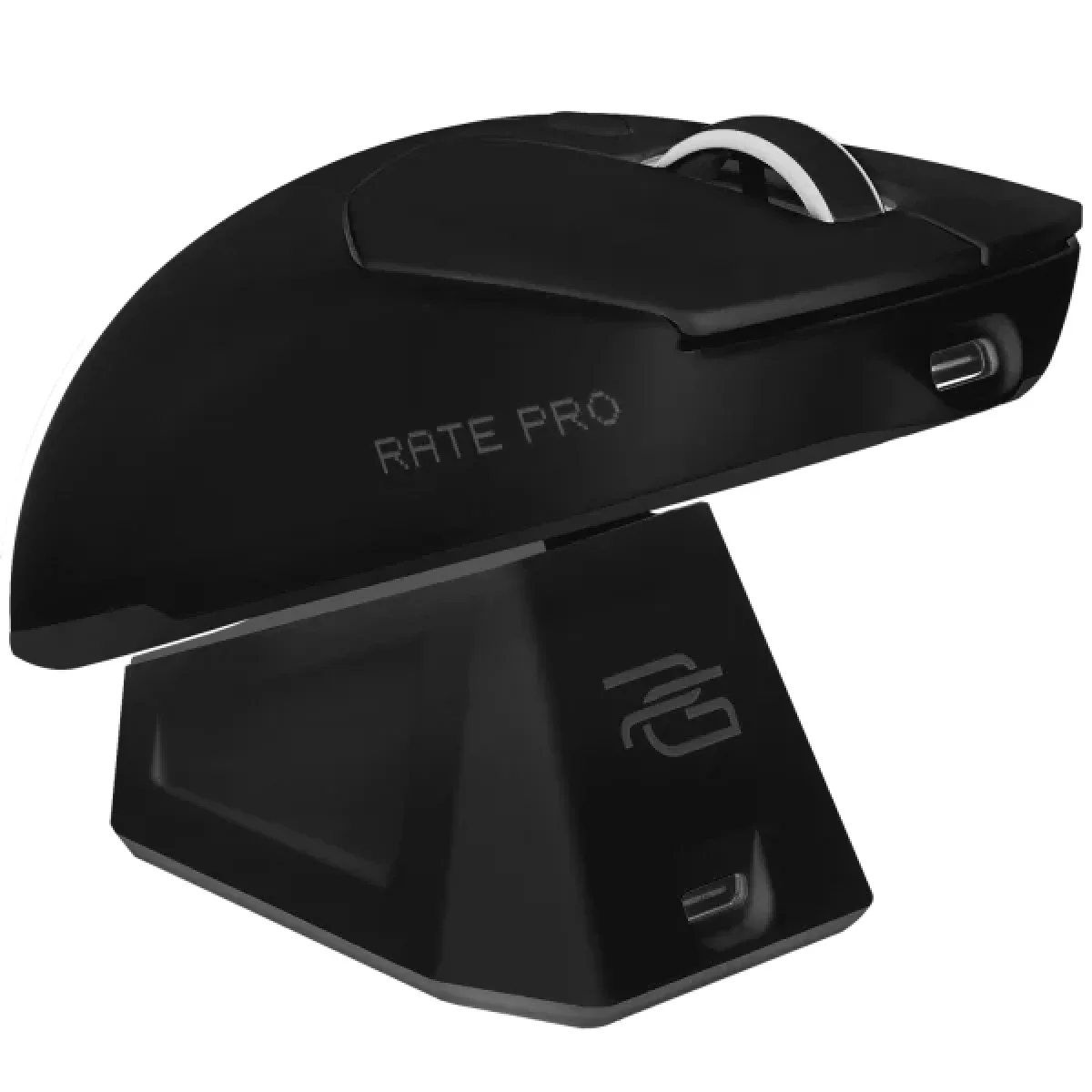 ماوس ألعاب Proove Gaming Rate Pro لاسلكي ثلاثي الوضع 26000 DPI مع قاعدة شحن أسود WMRPCD022001 - Image 3