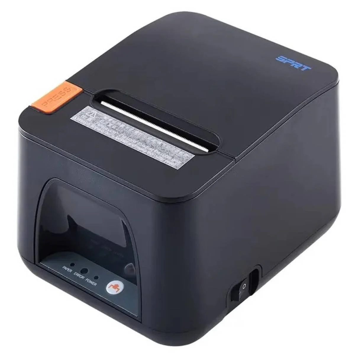 طابعة فواتير حرارية SPRT SP 890E لنقاط البيع، USB وLAN، قص تلقائي، 80 مم