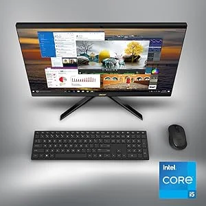 Acer Aspire C24-1700 All-in-One Desktop 24-inch FHD Intel Core i5-1235U 8GB RAM 512GB SSD Black - Image 12