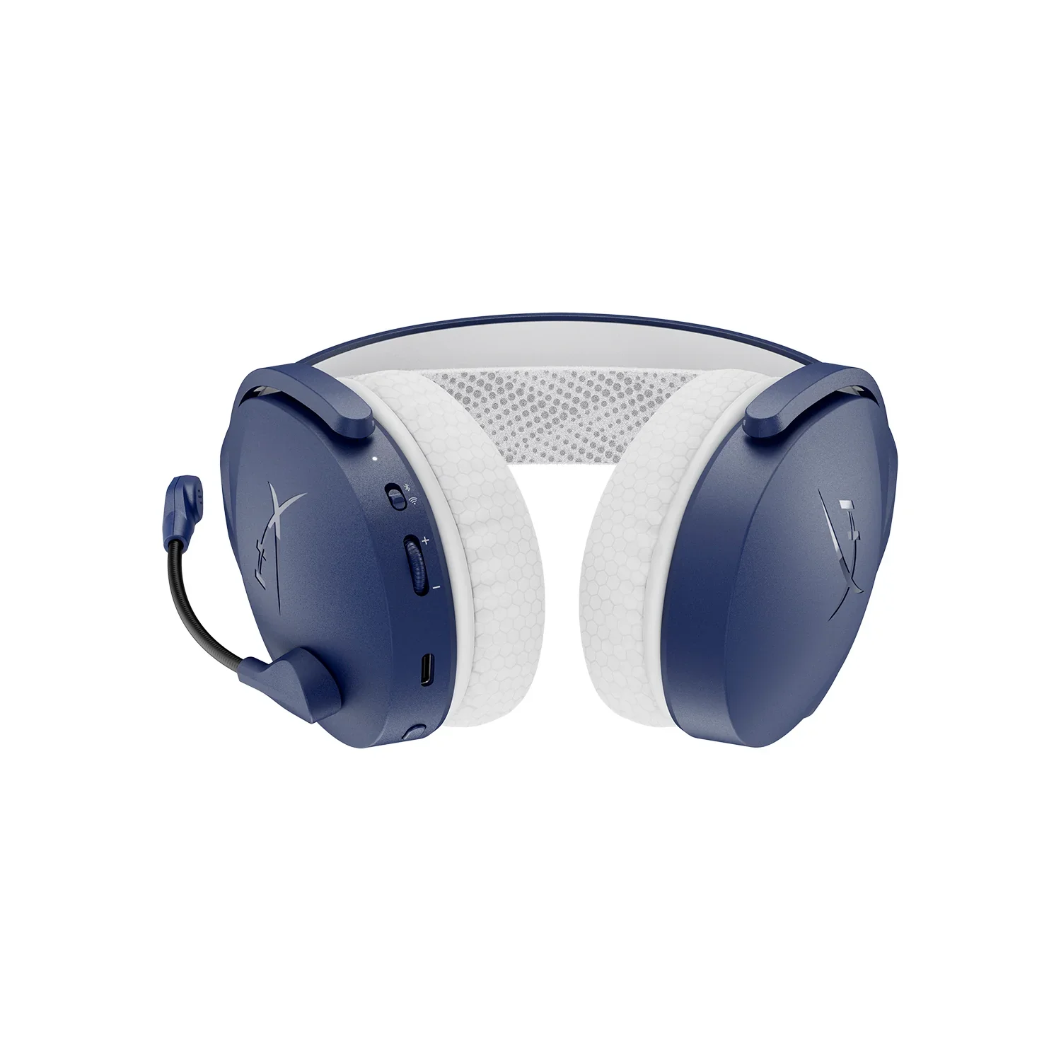 Hyper X Cloud Jet Dual Wireless Gaming Headset 2.4GHz Bluetooth Blue - Thumbnail 2