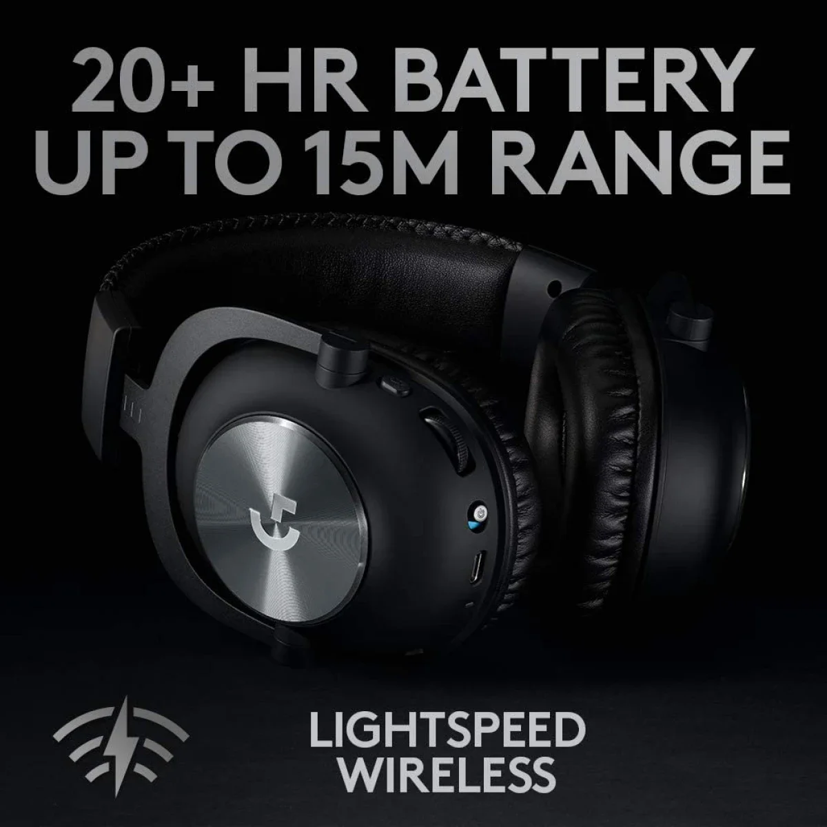 سماعة ألعاب Logitech G PRO X Wireless LIGHTSPEED مع Blue VO!CE - Thumbnail 7