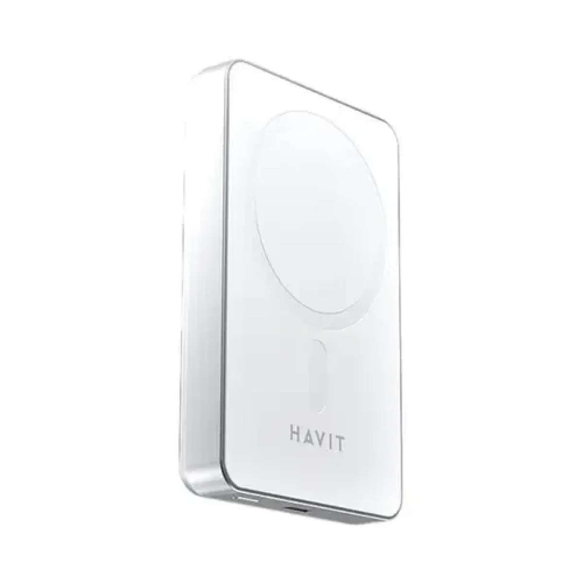 HAVIT PB5217 Magnetic Wireless Power Bank 10000mAh 15W MagSafe Compatible PD 20W White
