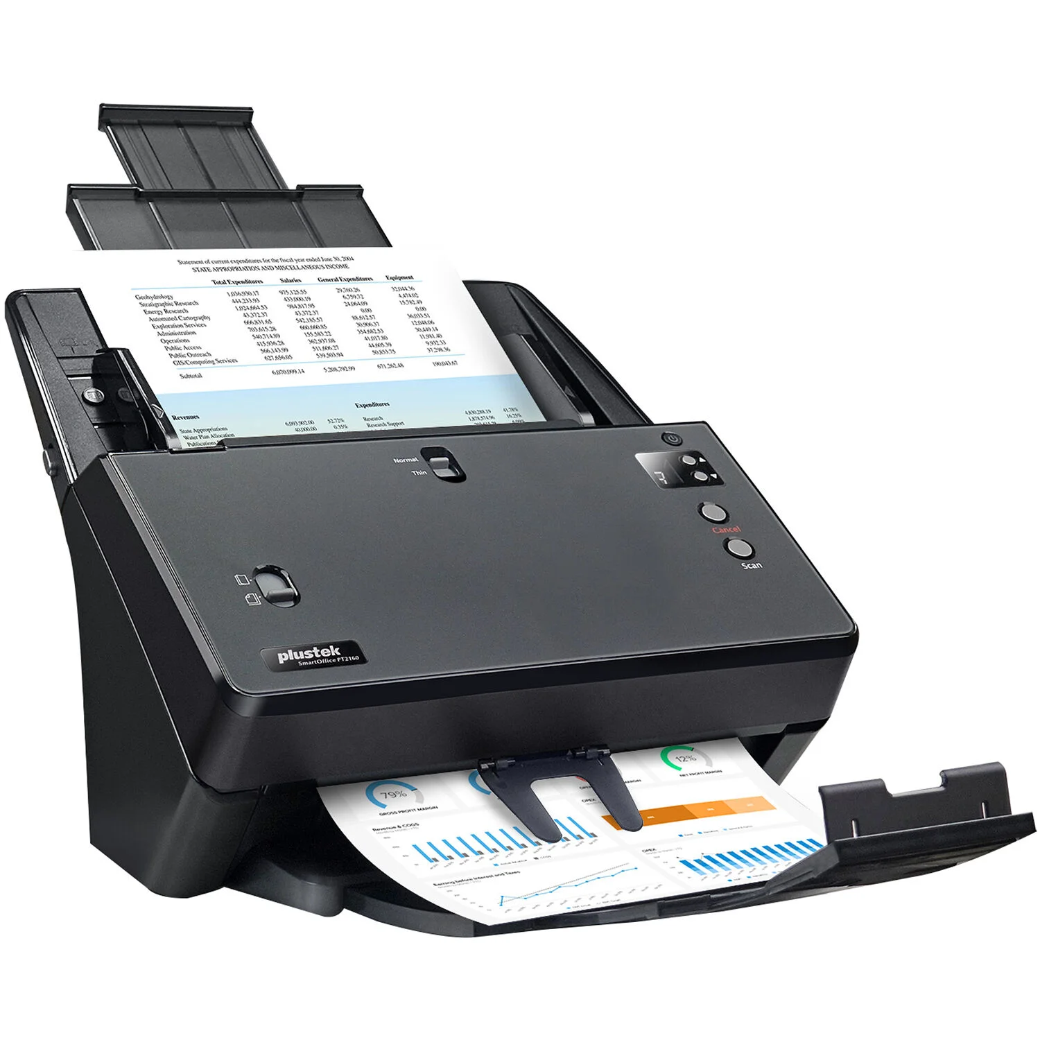 ماسح مستندات Plustek SmartOffice PT2160 بسرعة 60 صفحة/دقيقة ودقة 600 dpi وUSB 3.2 - Image 5