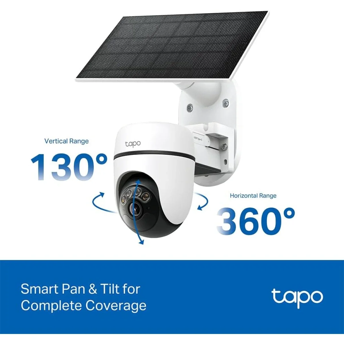كاميرا مراقبة خارجية لاسلكية Wi‑Fi TP-LINK Tapo C610 Kit بدقة 2K 3MP مع لوح شمسي - Image 4