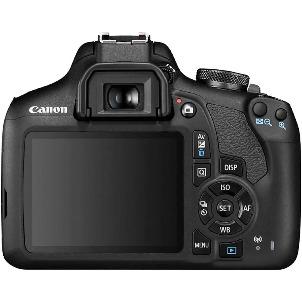 كاميرا Canon EOS 2000D DSLR بدقة 24.2 MP مع عدسة EF-S 18-55 مم IS II - أسود - Image 3