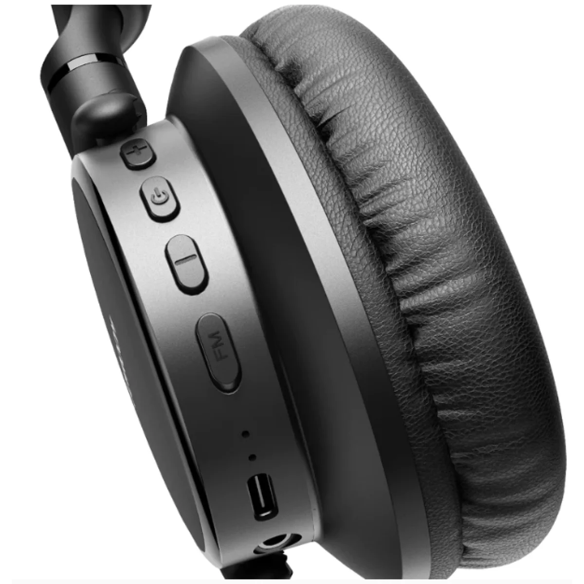 JOYROOM JR-OH1 Foldable Wireless Over-Ear Headphones with Bass Sound, Black - Thumbnail 6