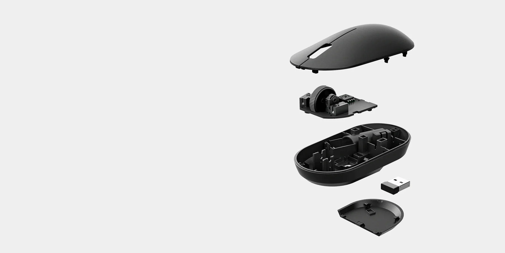 ماوس Xiaomi Wireless Mouse Lite 2 لاسلكي أسود (BHR8916GL) - Image 13