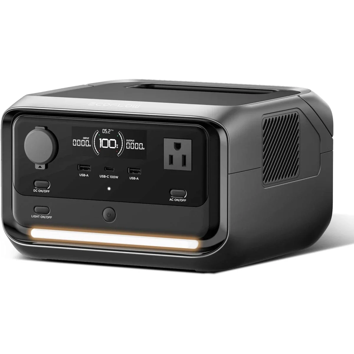 محطة طاقة محمولة EcoFlow RIVER 3 Plus بسعة 245Wh وقدرة 600W