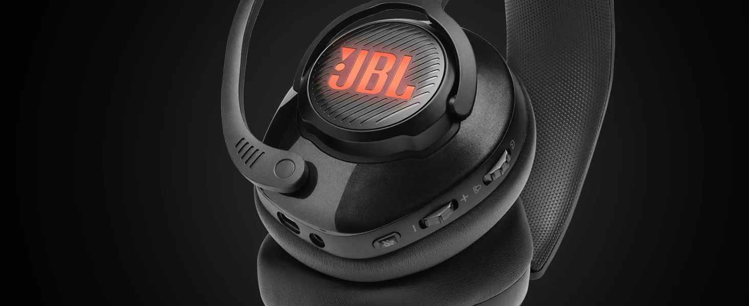 سماعة ألعاب فوق الأذن JBL Quantum 400 USB بصوت محيطي - أسود - Image 9