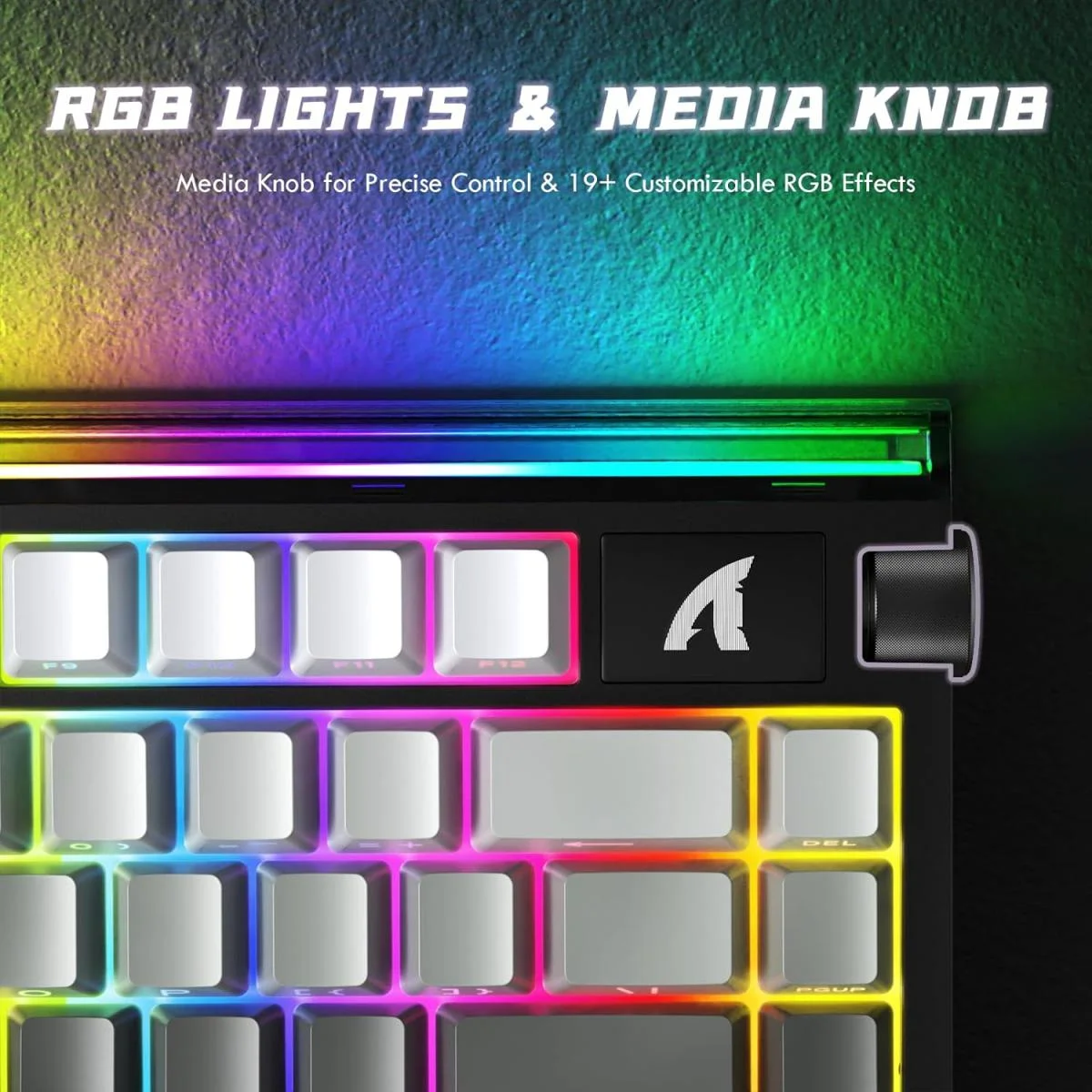 كيبورد ألعاب ATTACK SHARK R85HE سلكي 75% بمفاتيح Hall Effect مغناطيسية وإضاءة RGB ومعدل Polling 8K - Image 2