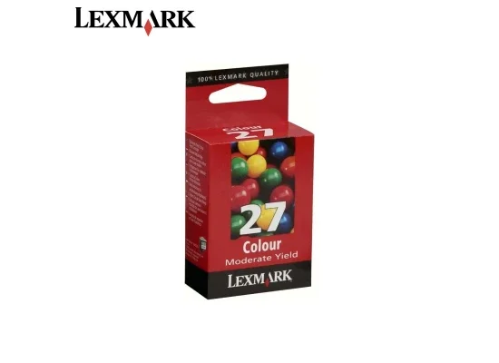خرطوشة حبر Lexmark 27 ملونة عالية السعة 10NX227 - Thumbnail 2