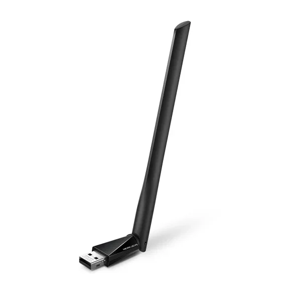 محول واي فاي USB MERCUSYS MA30H AC1300 ثنائي النطاق بهوائيات عالية الكسب