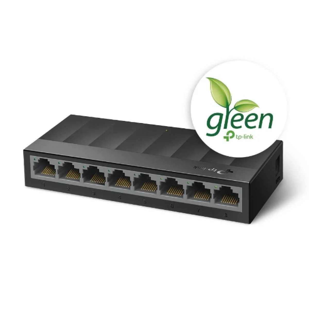 TP-LINK LS1008G 8-Port 10/100/1000Mbps Desktop Network Switch - Image 2