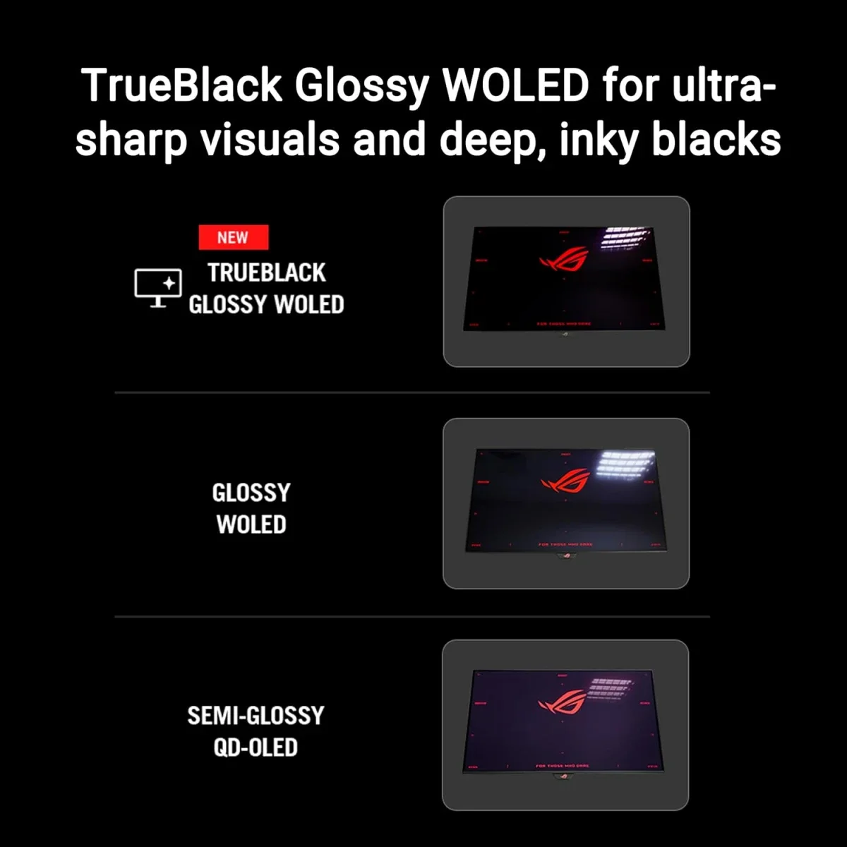 شاشة ألعاب Asus XG27AQDMGR ROG Strix OLED مقاس 27 إنش بدقة 2K ومعدل 240 هرتز - Thumbnail 3