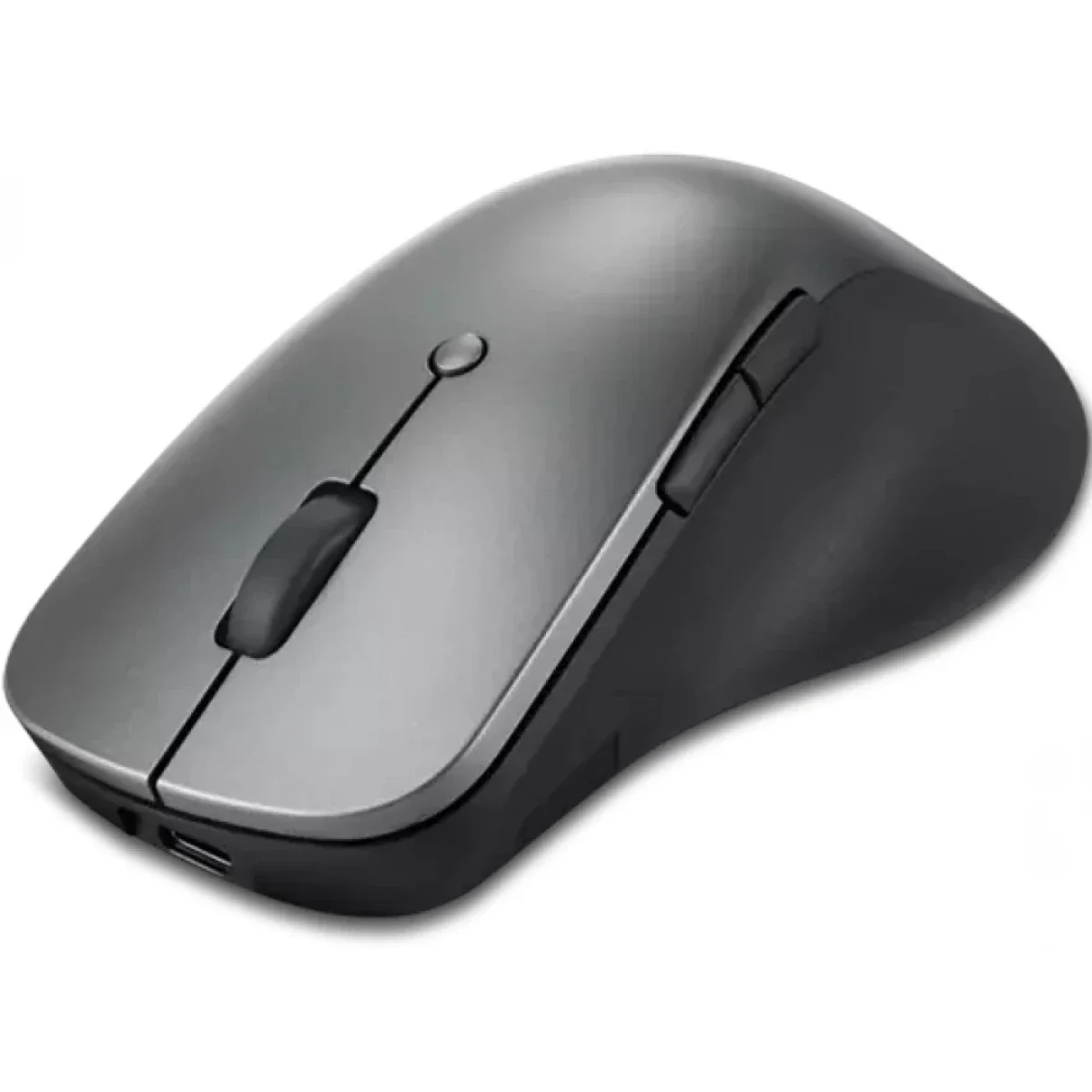 Lenovo Professional Bluetooth Rechargeable Full-Size Mouse, 4000 DPI, Storm Grey