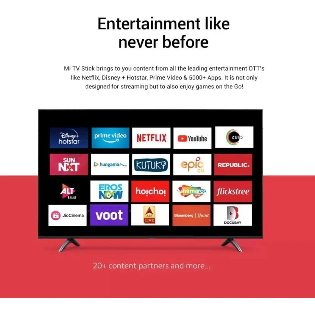 مشغل وسائط بث محمول Xiaomi Mi TV Stick بدقة 1080P، رام 1GB، سعة 8GB، أسود - Thumbnail 8