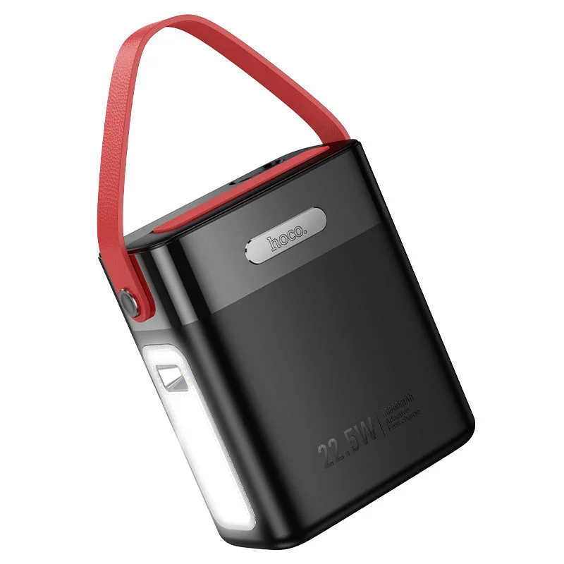 HOCO J143 Title 80000mAh Power Bank, 22.5W Fast Charging, PD 20W, Black - Thumbnail 7