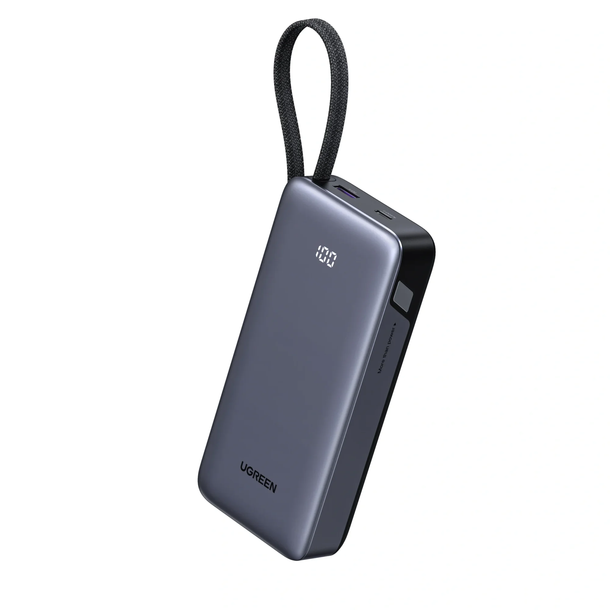 Ugreen 55988B Nexode Power Bank 20000mAh 45W with Built-In USB-C Cable