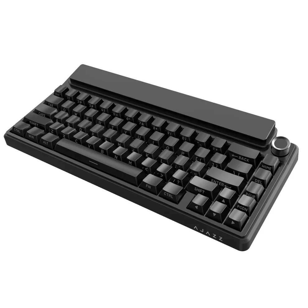AJAZZ Pixel68 Mechanical Gaming Keyboard, White Peach Switch, Dot Matrix Screen, Wireless Bluetooth, Hot-Swappable, Factory Engraved Black, 8+8k - Image 10